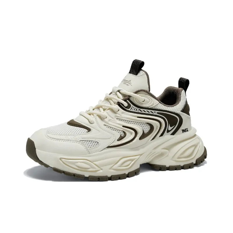 NONGRAK Slip Resistant, Breathable, Height Increasing Low Top Chunky Sneakers Men's-5