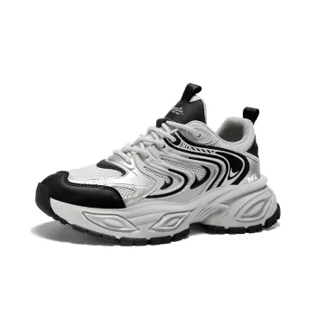 NONGRAK Slip Resistant, Breathable, Height Increasing Low Top Chunky Sneakers Men's