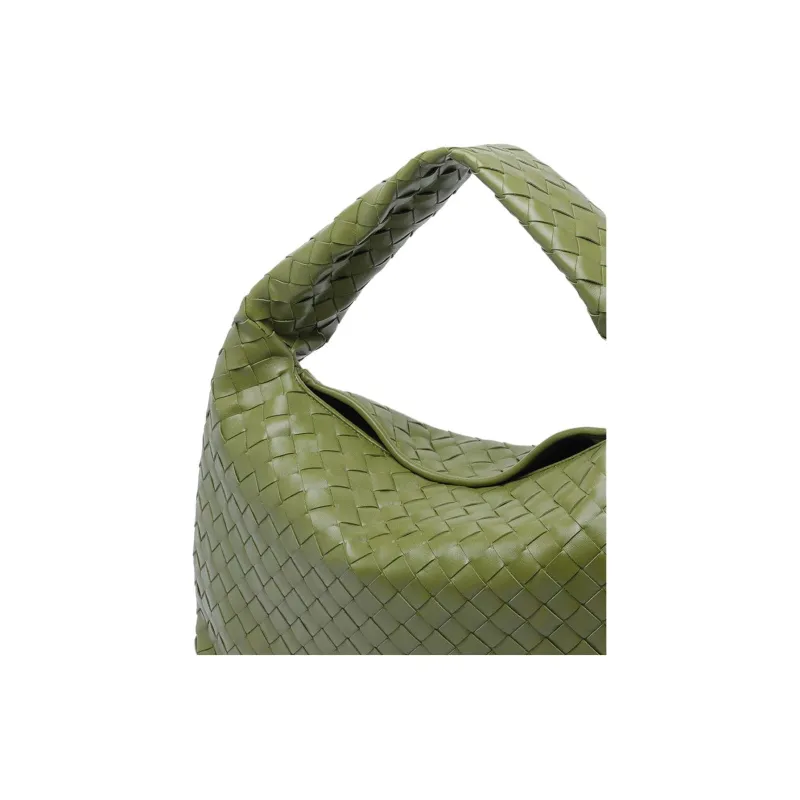 Bottega Veneta Calfskin Handbag Regular Women's Green-3