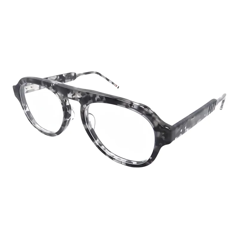 THOM BROWNE· Oval Eyeglass Frames Unisex Gray-0