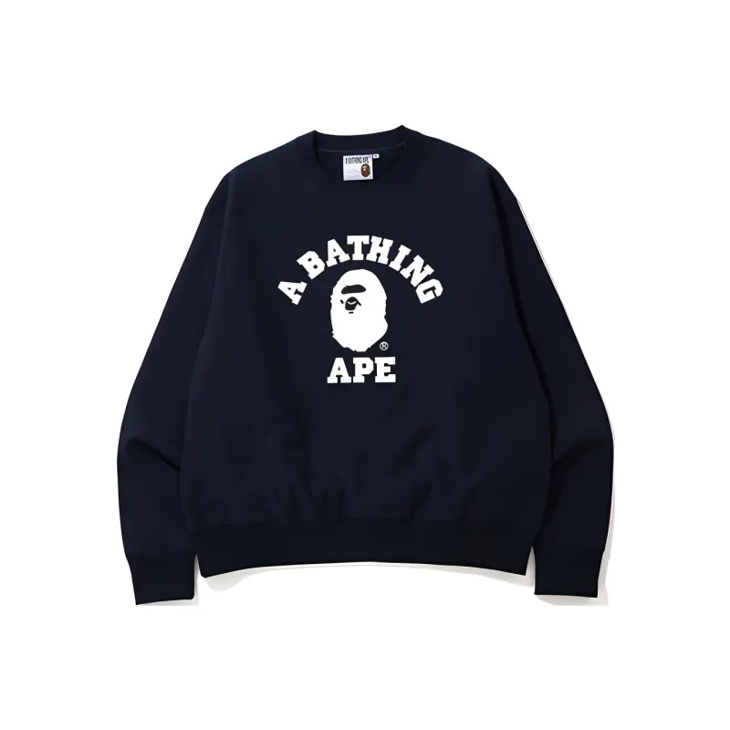 Bape Relaxed Classic College Crewneck-4