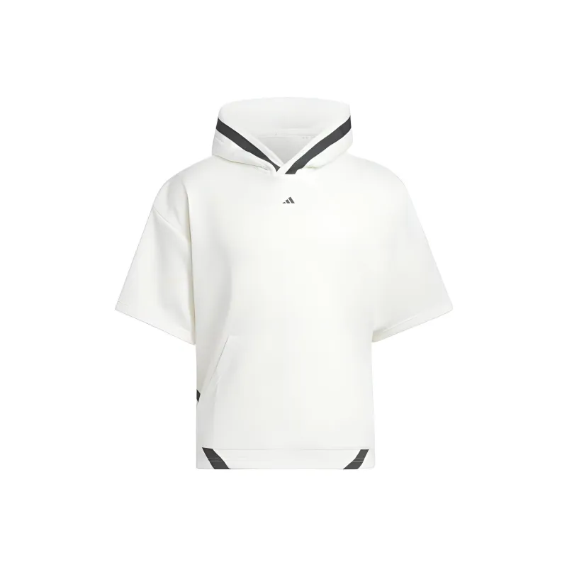 Adidas Free Shipping With AdiClub Adidas Basketball Select Short Sleeve Hoodie-0