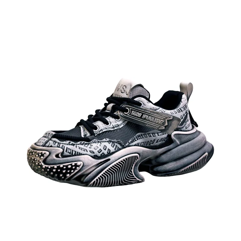 VNNSIJIE x Banas Low Top Chunky Sneakers Men's-6