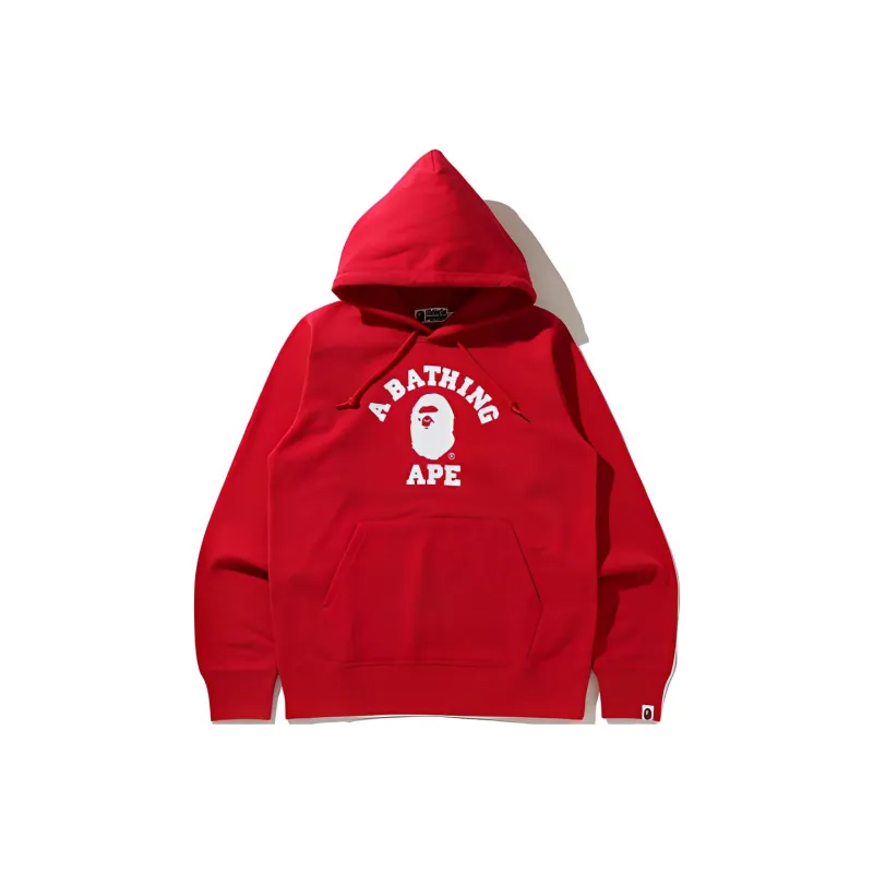 A BATHING APE College Pullover Hoodie-1