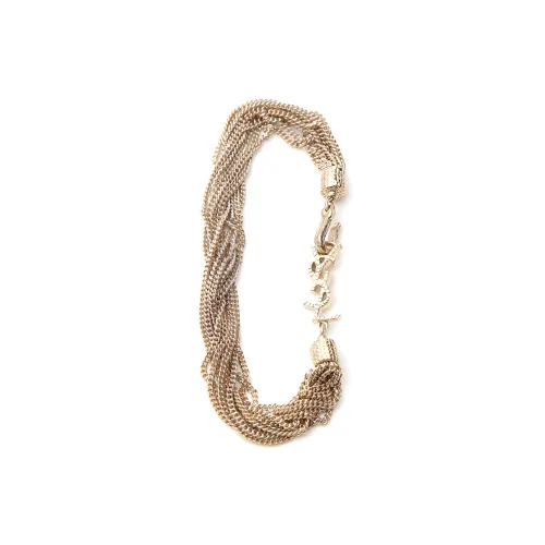 SAINT LAURENT Brass Bracelets Women's Gold