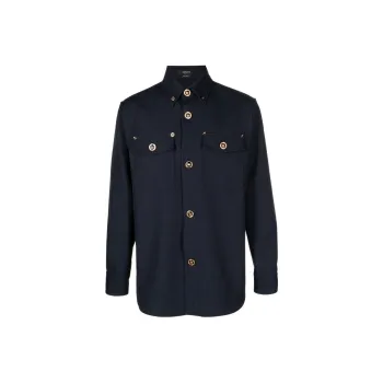 VERSACE FW22 Jackets & Coats Men's Blue