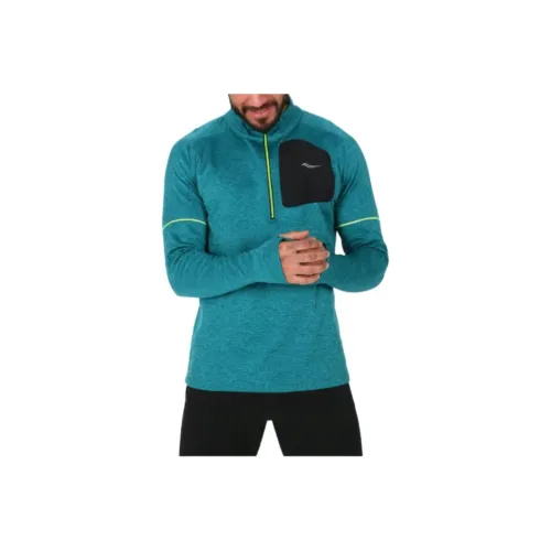 Saucony Sweatshirts Men Green