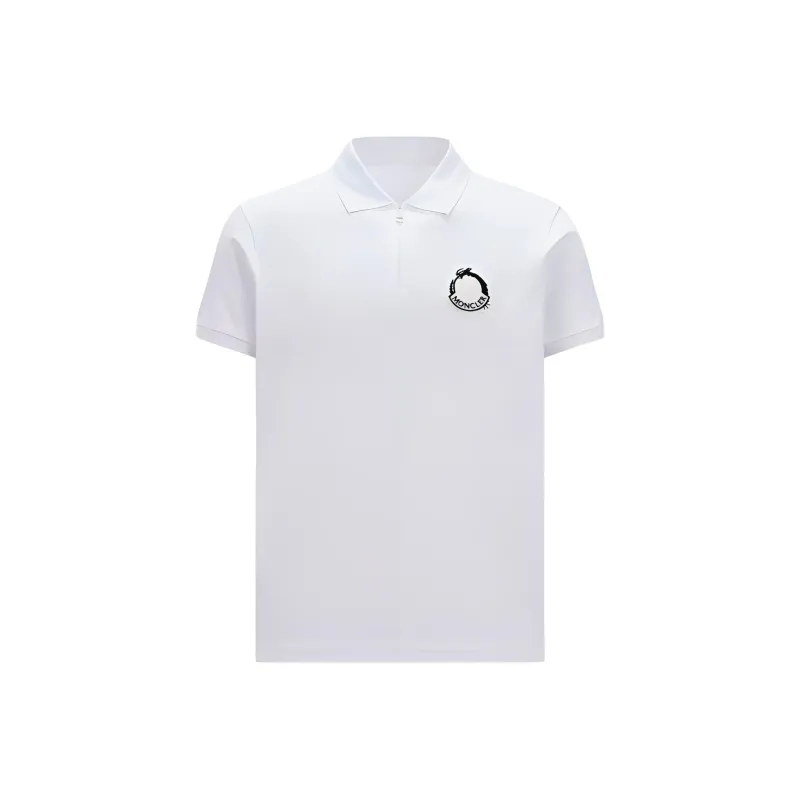 Moncler Polo Shirts Men White-0
