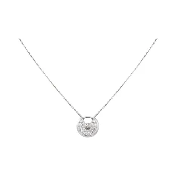 Cartier Amulette De Cartier Collection Necklaces Women's Silver