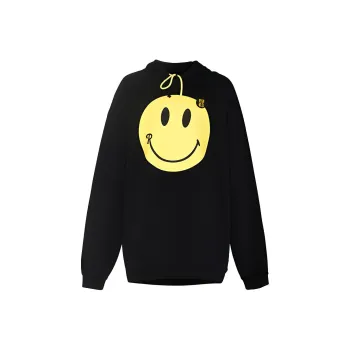 RAF SIMONS Smiley 50 Anniversary Oversize Graphic Hoodie