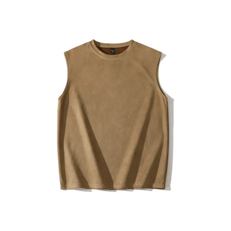 Lulifama Tank Tops Unisex Dark Red-11