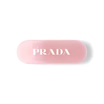 PRADA Logo print Hair Clip
