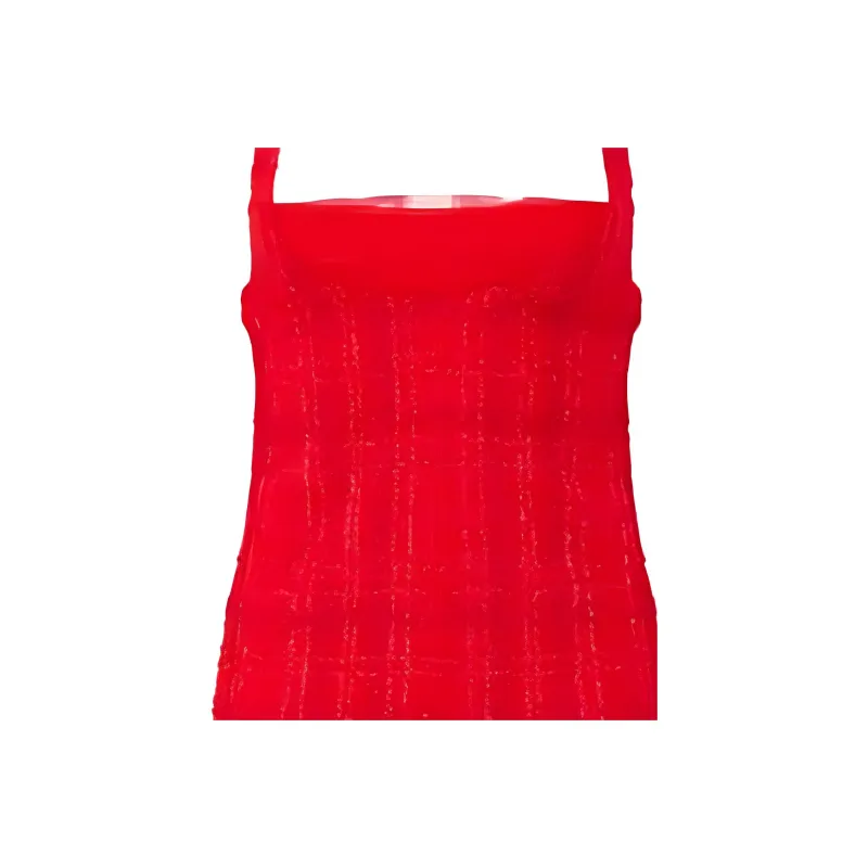 Giambattista Vall Flared Tweed Jumpsuit-4