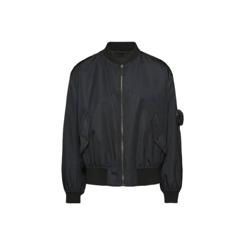 PRADA 10's Re nylon Bomber Jacket-0