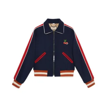 GUCCI FW22 Jackets Coats Men's Navy Blue