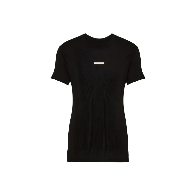 Maison Margiela Crewneck Ribbed T Shirt-0
