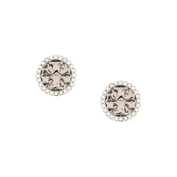TORY BURCH Miller Stud Logo Detailed Earrings