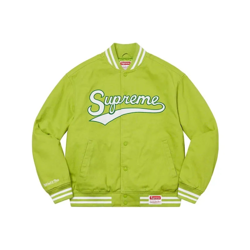 Supreme Mitchell & Ness Doughboy Twill Varsity Jacket-4