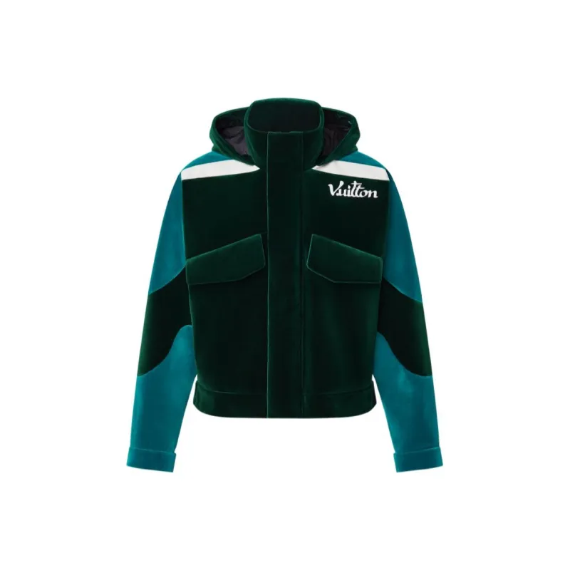 LOUIS VUITTON 2010s Velour Windbreaker-0