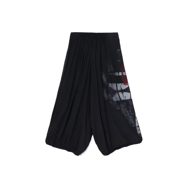 Yohji Yamamoto x MAX VADUKUL Y's SS24 Casual Pants Unisex Black-2