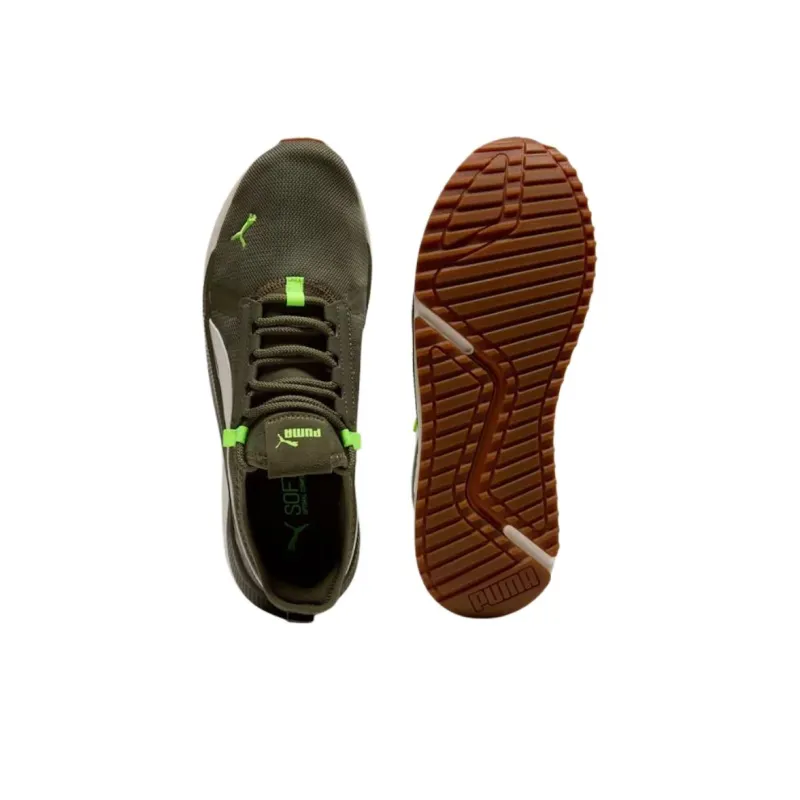 PUMA Pacer Future Street Plus Anti Slip Wear Resistant Low Top Casual Running Shoes Men's Green-3