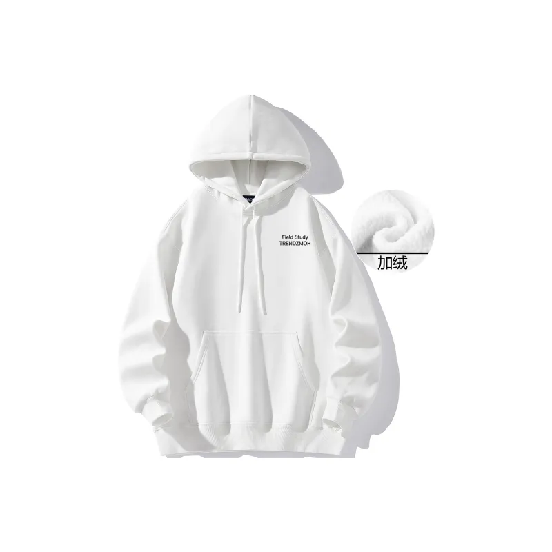 ZMOH Fleece Lined Hoodie Unisex Couple's-6
