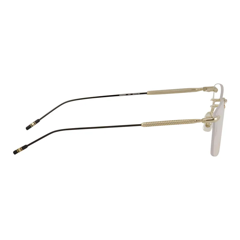 MONTBLANC Square Eyeglass Frames Men's Gold-2