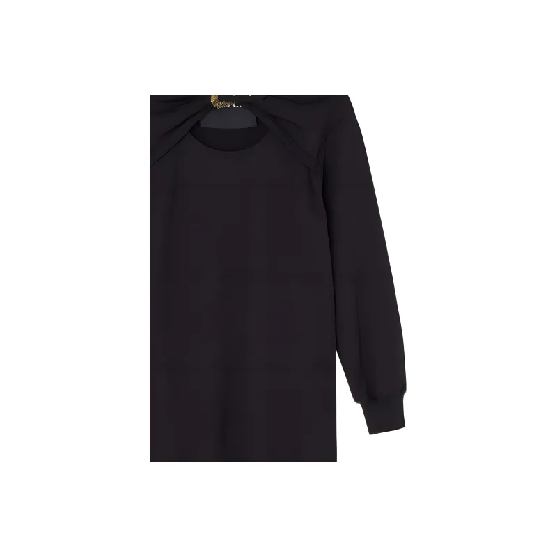 VERSACE JEANS COUTURE Buckled Long Sleeved Dress-6