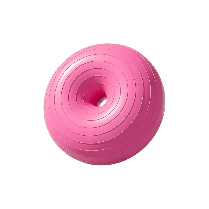 Pelplo Yoga Balls High Quality Eco Friendly PVC Material Home, Indoor, Office Unisex Diameter 45cm Pink Purple-0