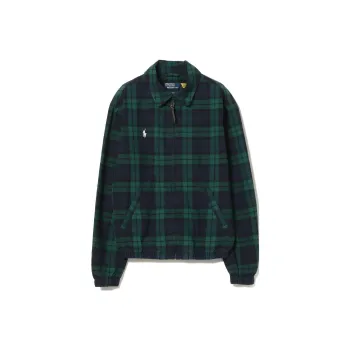 Beams X Polo Ralph Lauren Jackets Men Plaid Green