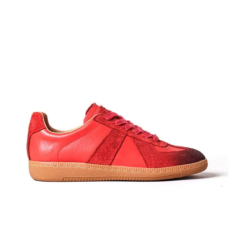 VCA Low Top Skateboard Shoes Unisex Red-2