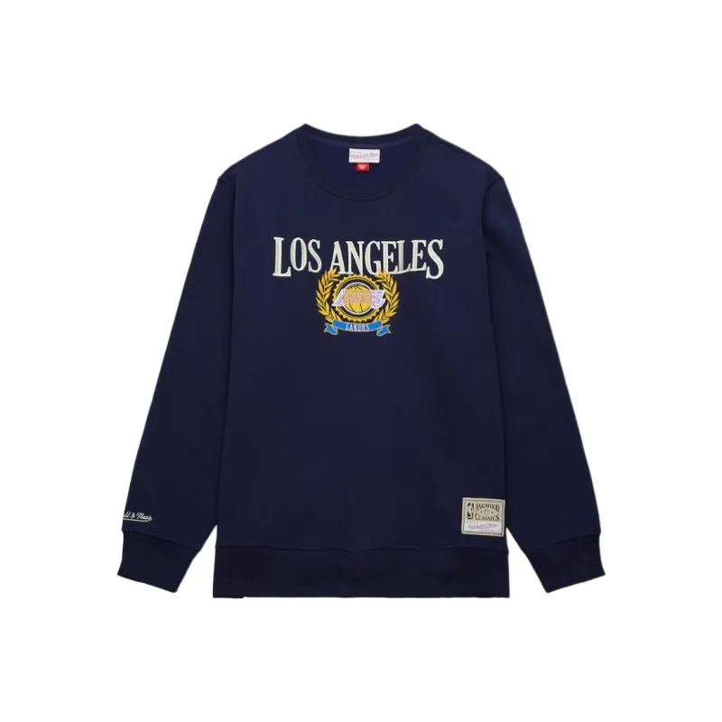 Mitchell & Ness Los Angeles Lakers Hardwood Sweatshirt Men's Marine Blue-0