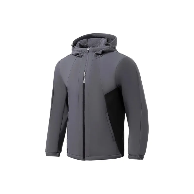 LiNing Training Collection Fitness Collection Jackets & Coats Men's Thunderstorm Gray-0