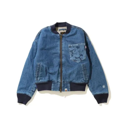 A BATHING APE Jackets Men Blue