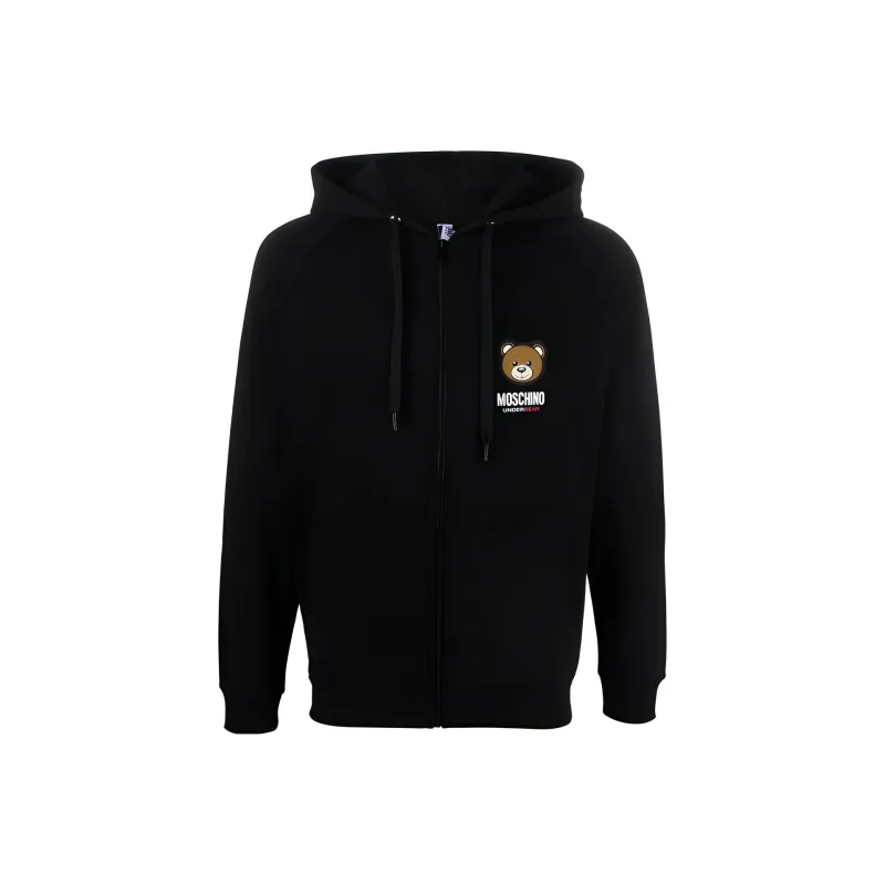 MOSCHINO Leo Teddy print Hoodie-0
