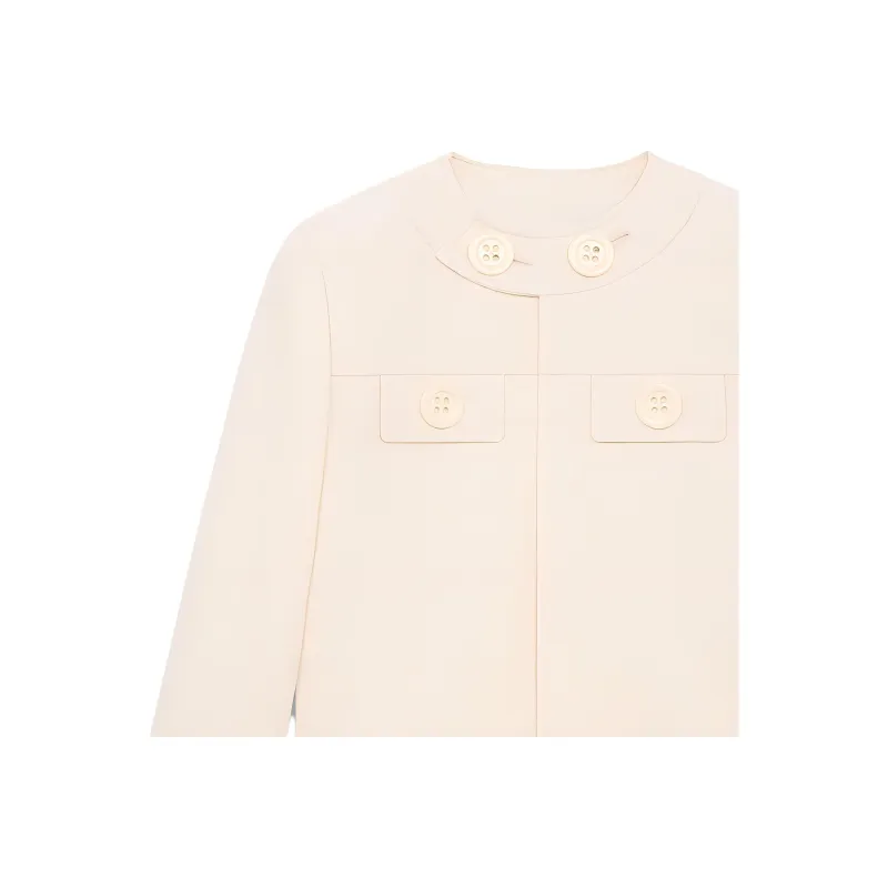 CELINE Brompton Jacket In Wool Silk Gabardine-3
