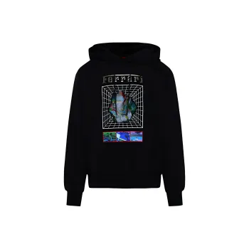 Ferrari Graphic print Drawstring Hoodie