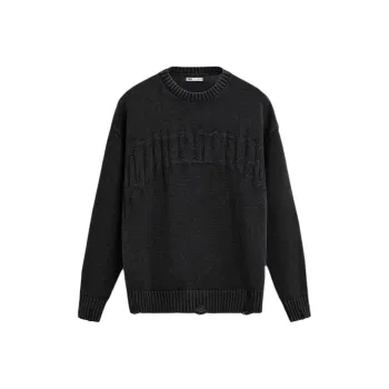 ZARA Knitwear Men Coal Gray