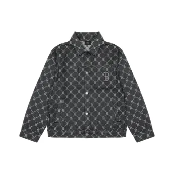 MLB Old Flower Jackets Unisex Black