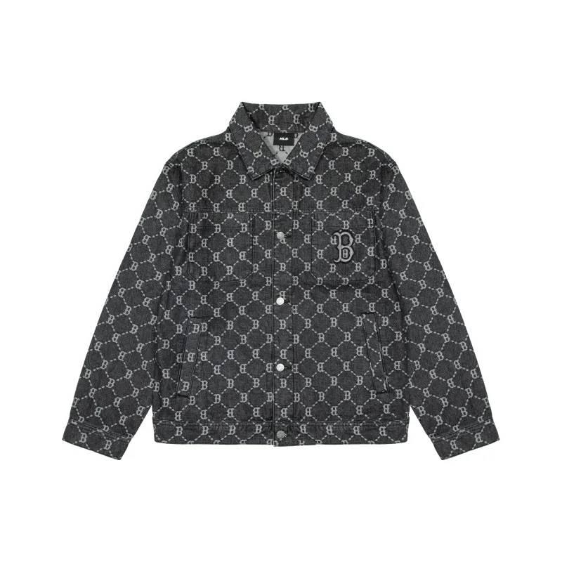 MLB Old Flower Jackets Unisex Black-0