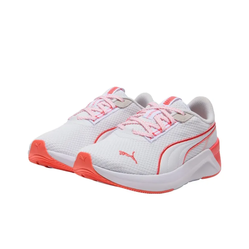 PUMA Softride Harli Anti Slip Wear Resistant Low Top Casual Running Shoes Women's White Pink-2