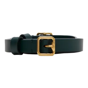 Burberry Double B Buckle Leather Belt