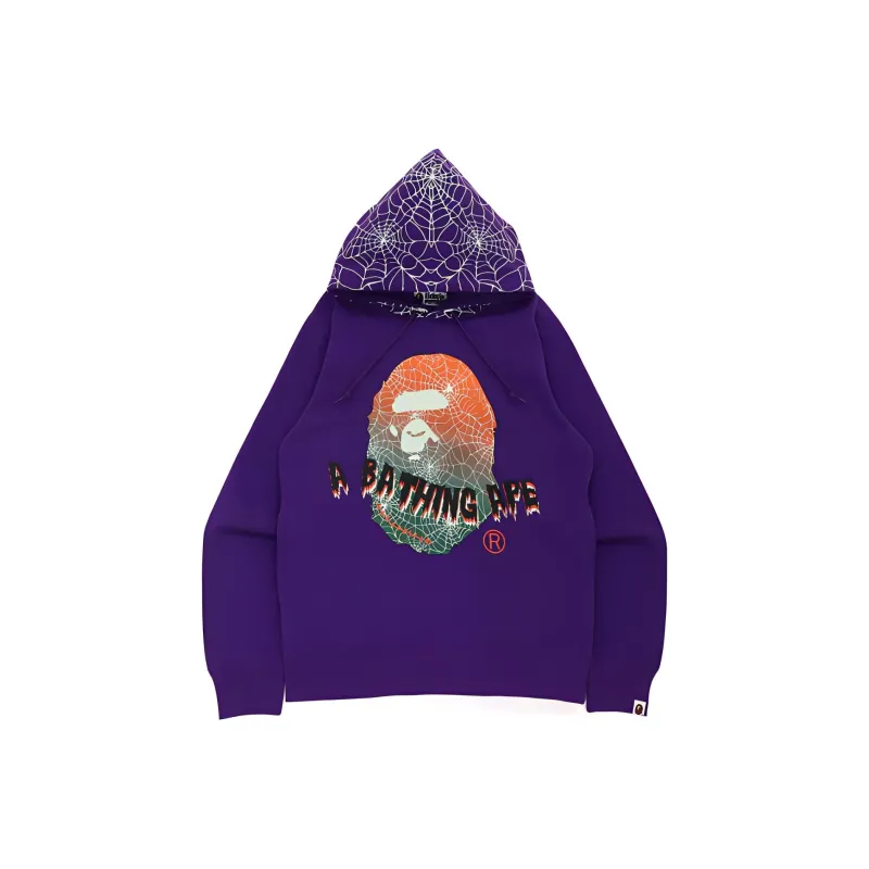 Bape Halloween Ape Head Glow In The Dark Pullover Hoodie-1