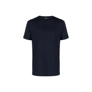 VERSACE Logo-Embroidered Crewneck T-Shirt