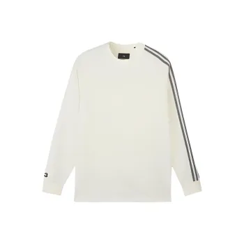Y 3 3 Stripes Long Sleeved T Shirt
