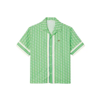 LACOSTE Monogram pattern Shirt