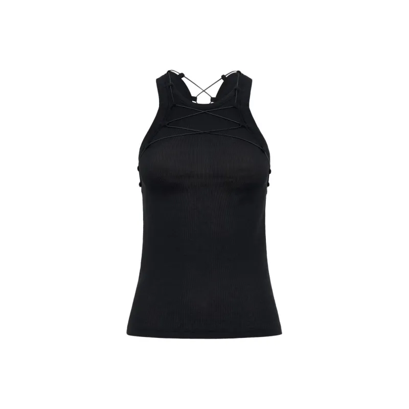 DION LEE Lock Cotton Tank Top-0