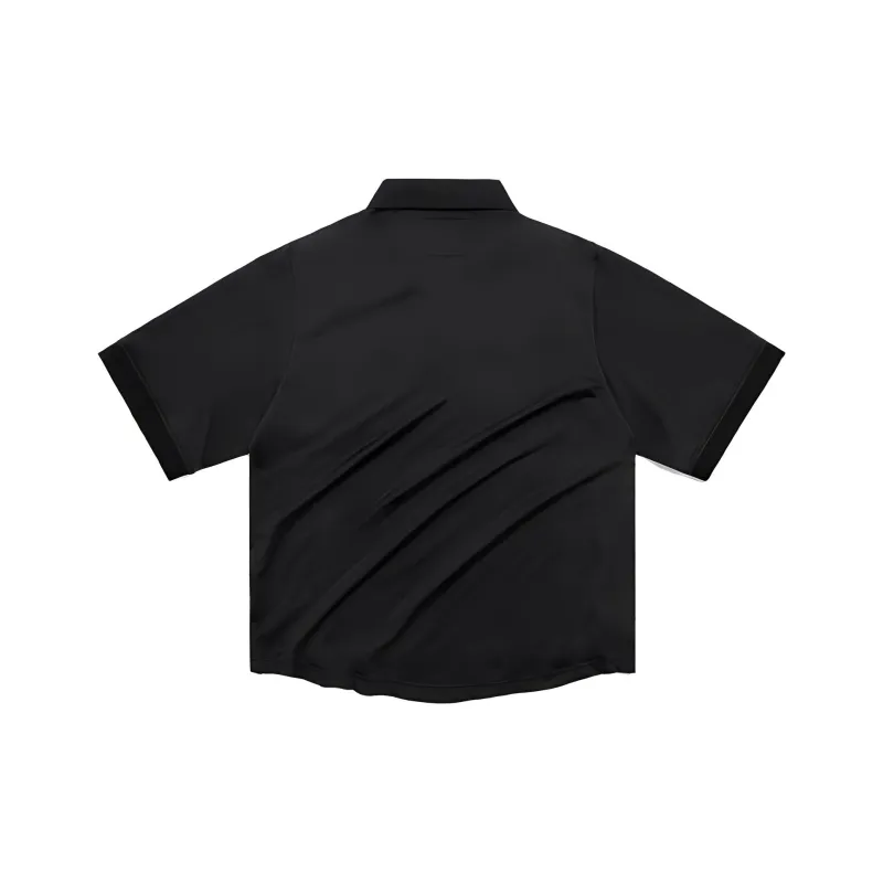 PHANTACI Polo Shirt Unisex Black-1