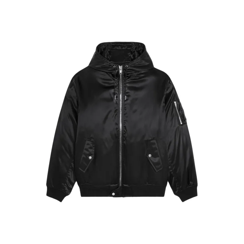 CELINE Bomber Jacket With CELINE Print In Satin Finish Nylon-0