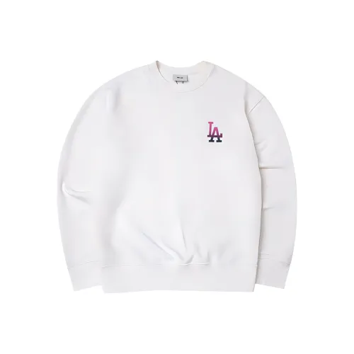 MLB Los Angeles Dodgers Sweatshirts Unisex Cream